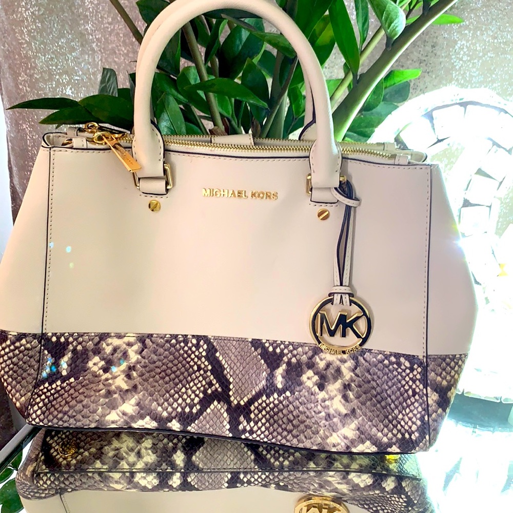 Michael Kors snakeskin bag